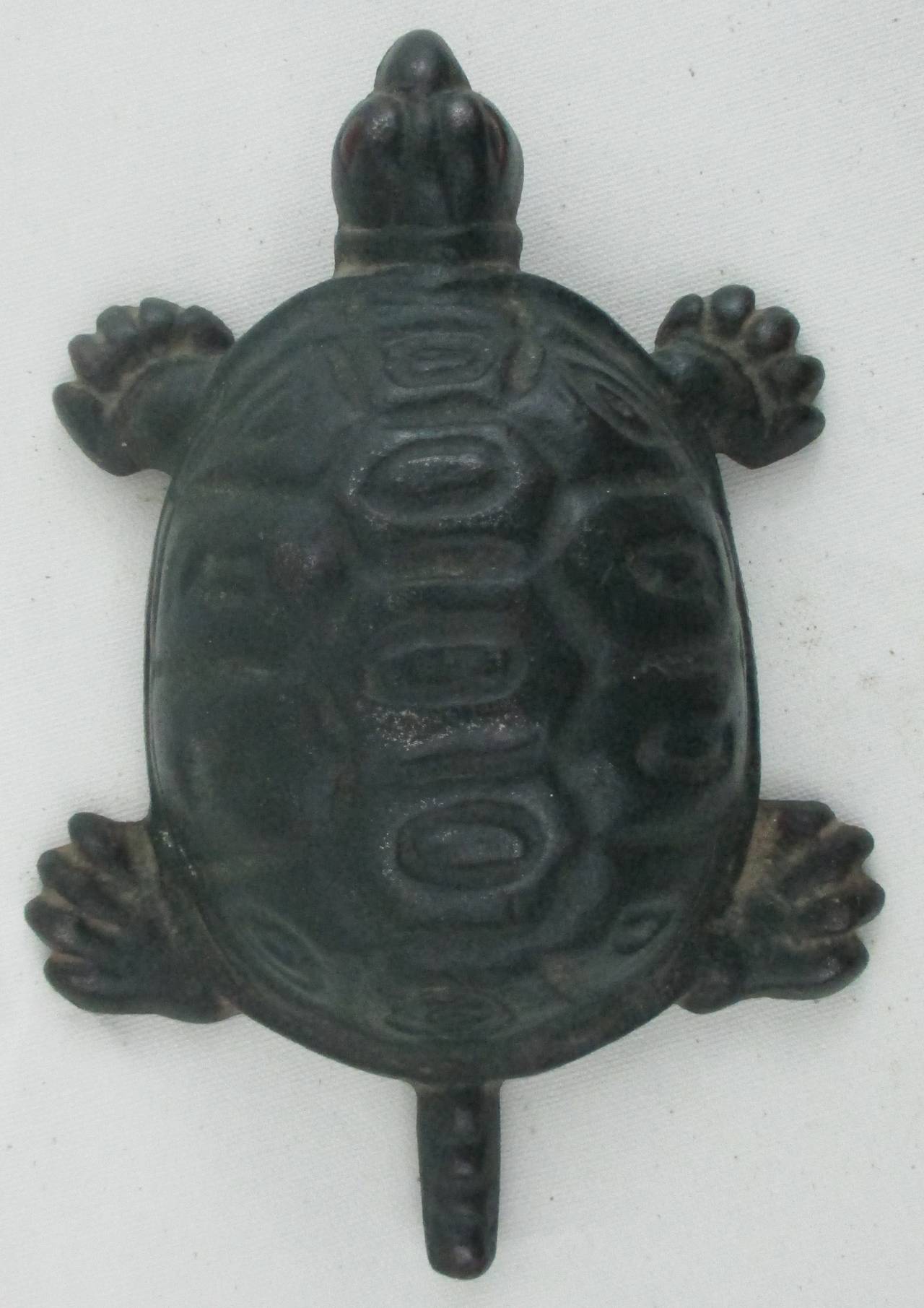 Cast Iron Turtle Doorstop For Sale 2