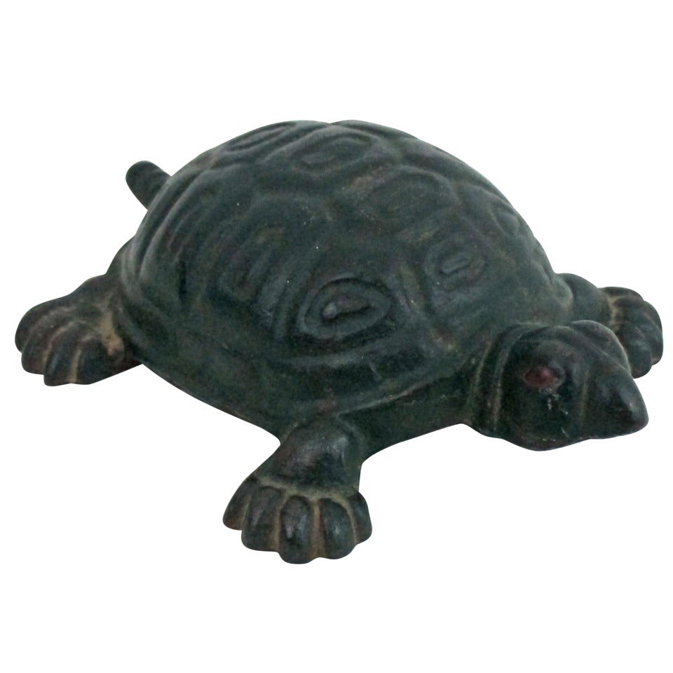 Cast Iron Turtle Doorstop For Sale