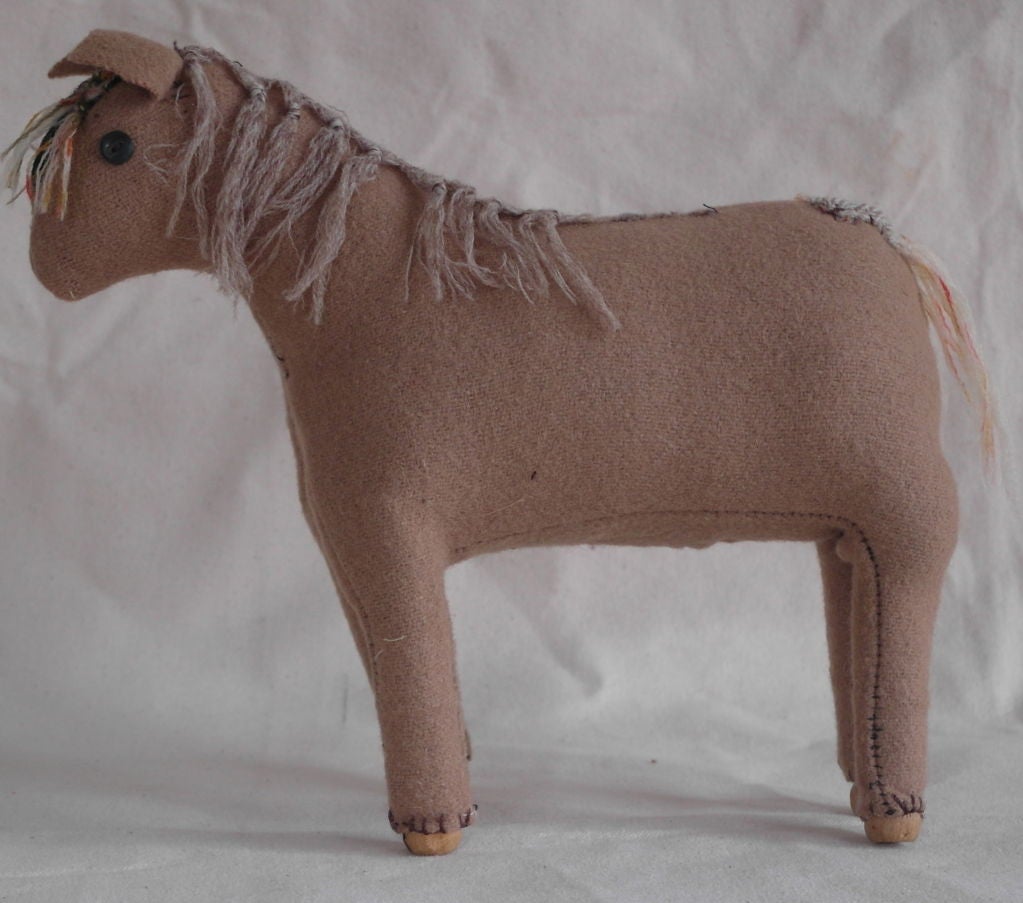 American Amish Folk Art Toy Horse