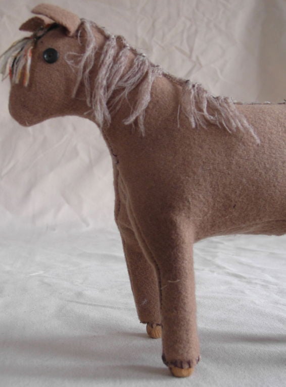 Mid-20th Century Amish Folk Art Toy Horse