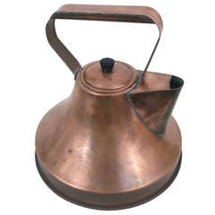 Antique Handmade Copper Ship's Kettle