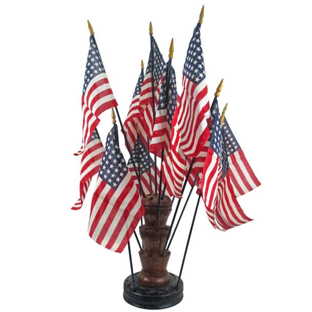 Store Counter Flag Display at 1stDibs