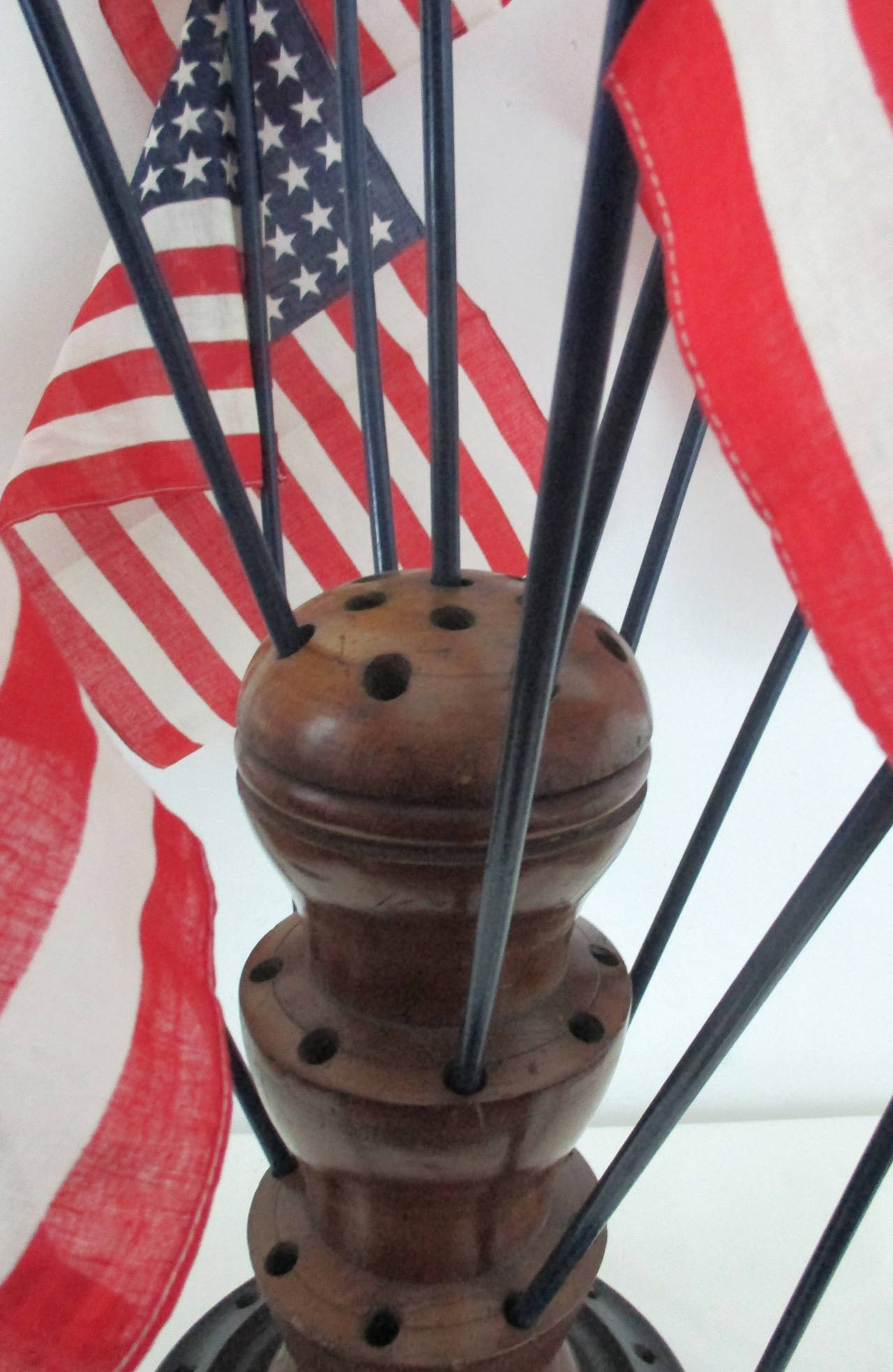 Store Counter Flag Display In Good Condition In North Egremont, MA