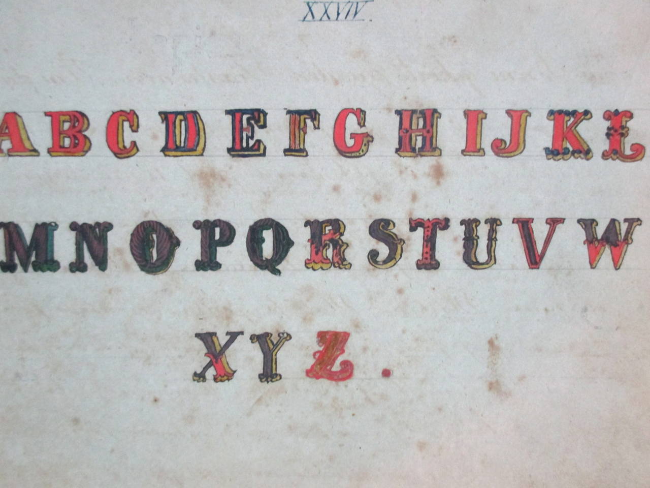 Hand-Drawn 19th C Alphabets 2