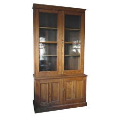 Tall Chestnut  Curio Cabinet