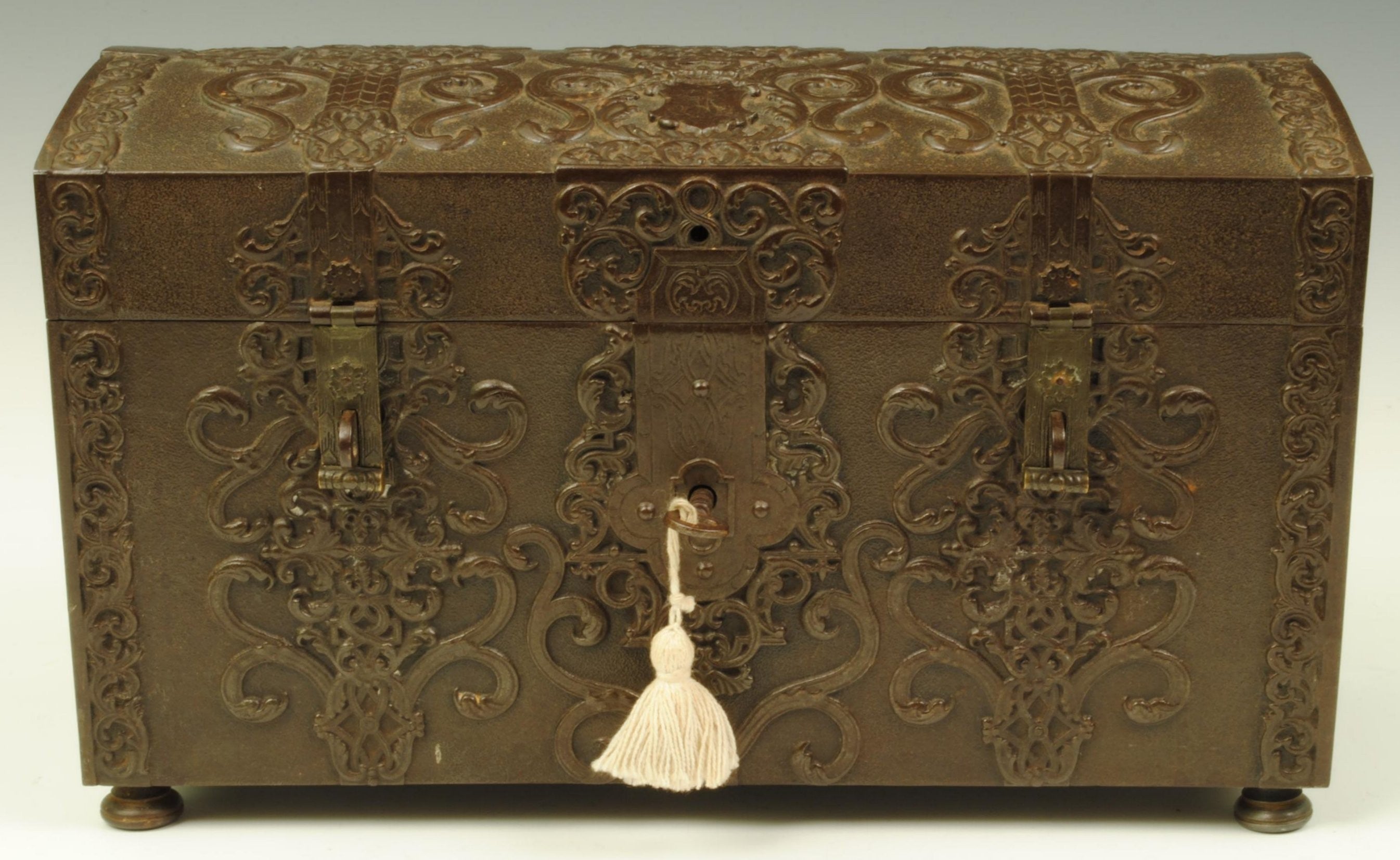 French Metal Casket