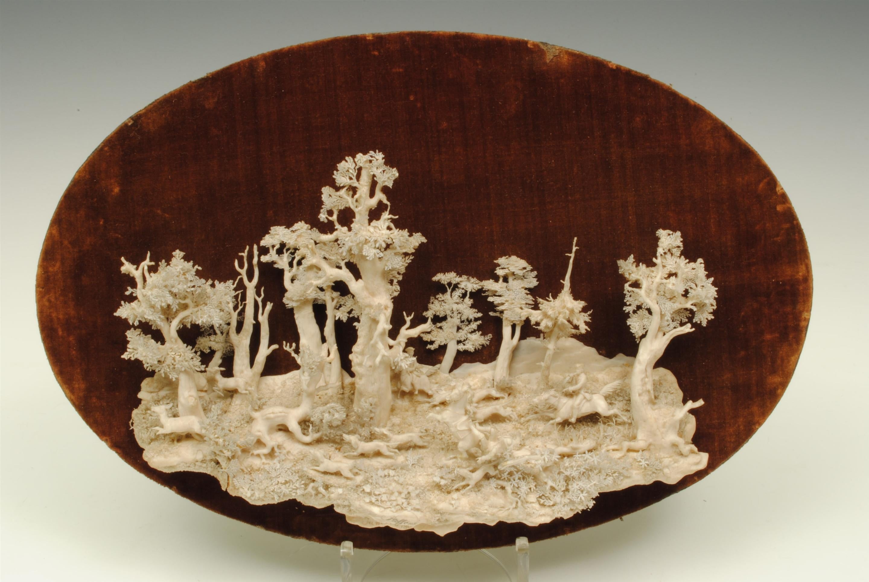 Amazing Ivory carved picture