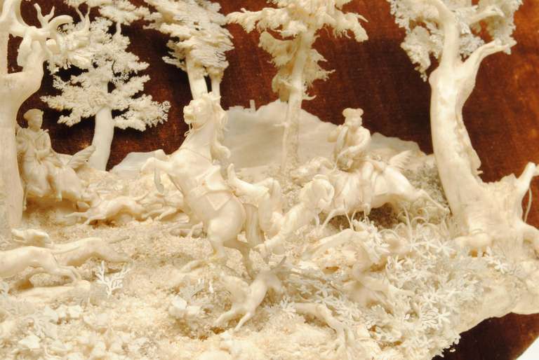 Carved Amazing Ivory carved picture