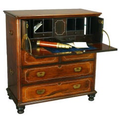 Chinese export secretaire chest