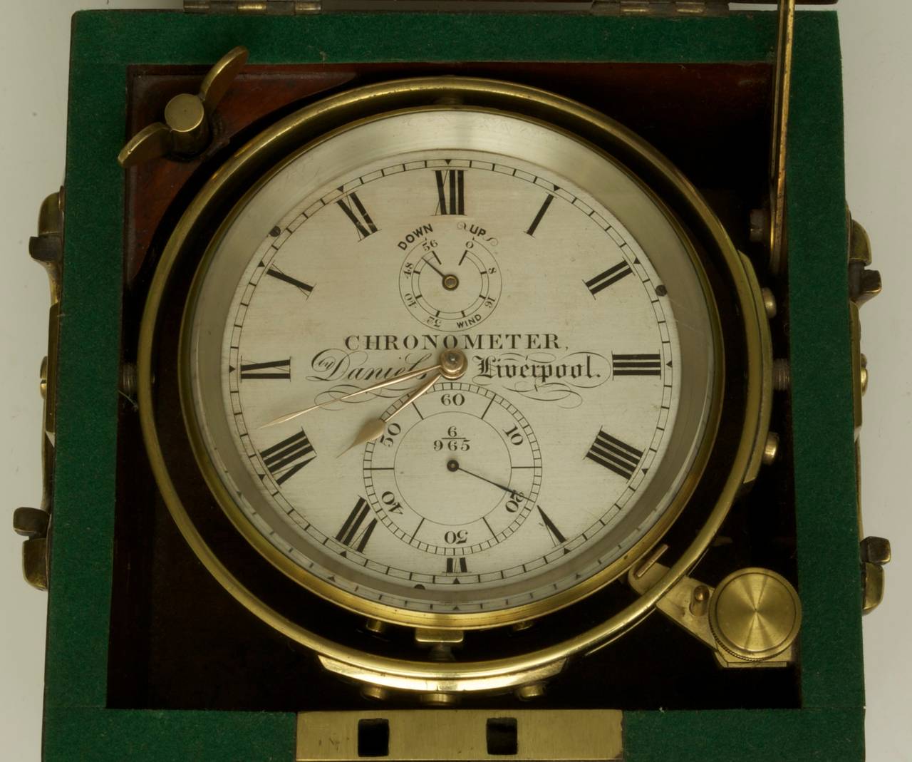 English Marine Chronometer by Daniels of Liverpool