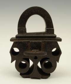 Antique Rare dated 16th century German padlock