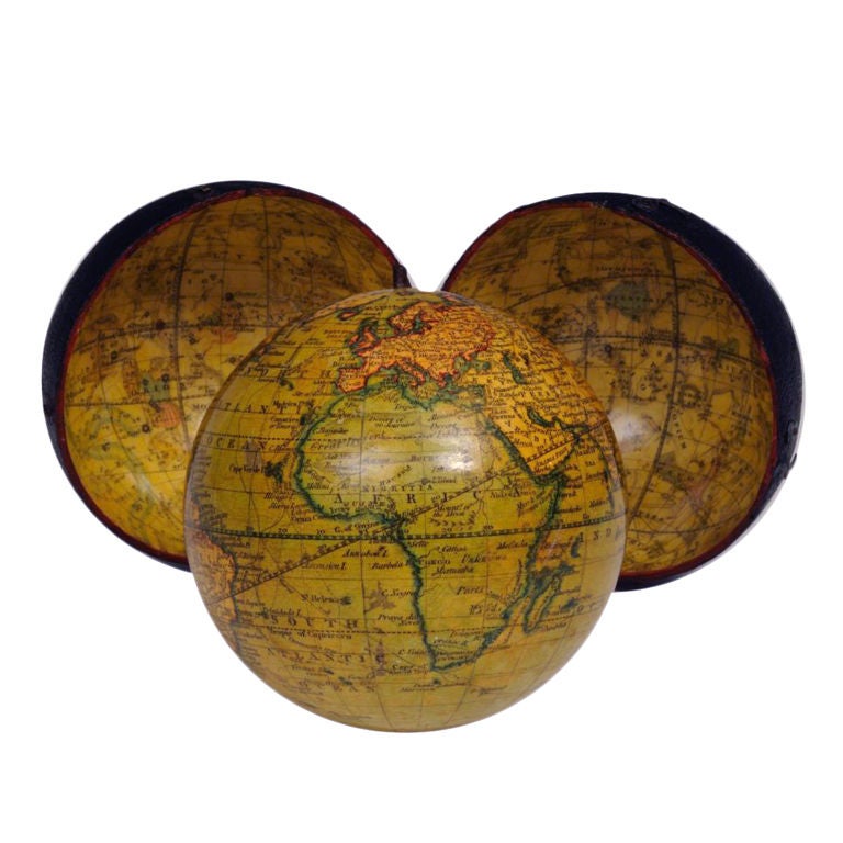 superb large pocket globe