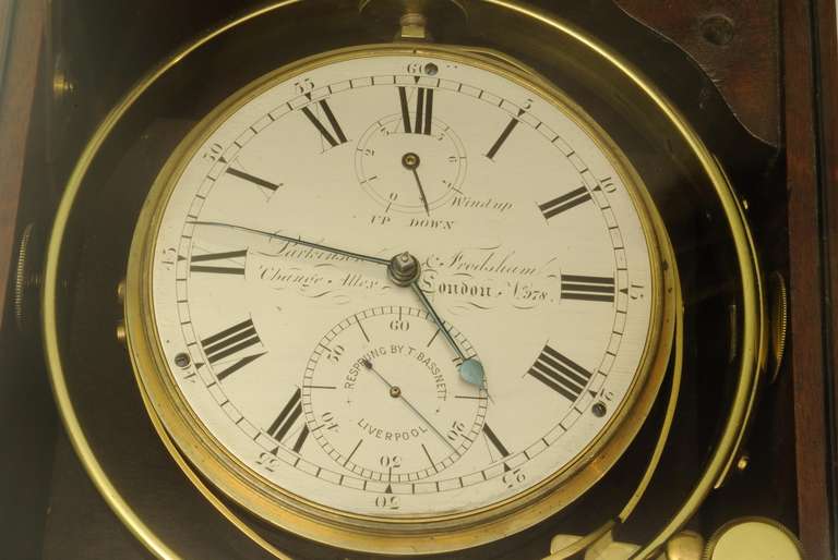 Rare 8 Day Marine Chronometer In Excellent Condition In Lincolnshire, GB