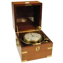 Antique Rare 8 Day Marine Chronometer