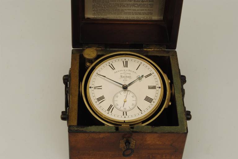 Arnold und Dent Marinechronometer im Zustand „Gut“ in Lincolnshire, GB