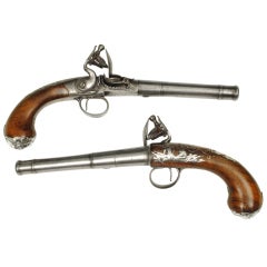 Silver Mounted Pistols