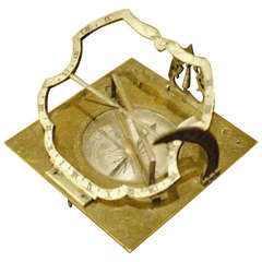 Antique German eqinoctial sundial