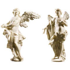 Pair of Marble Angels 6