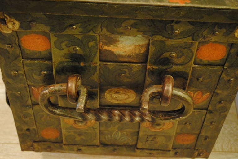 German Painted Strong Box 2