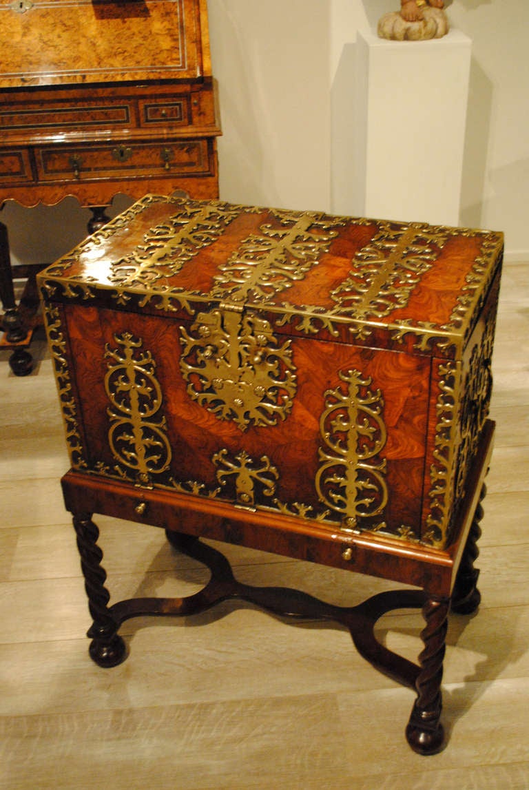 A Rare Large Kingwood Coffer Fort