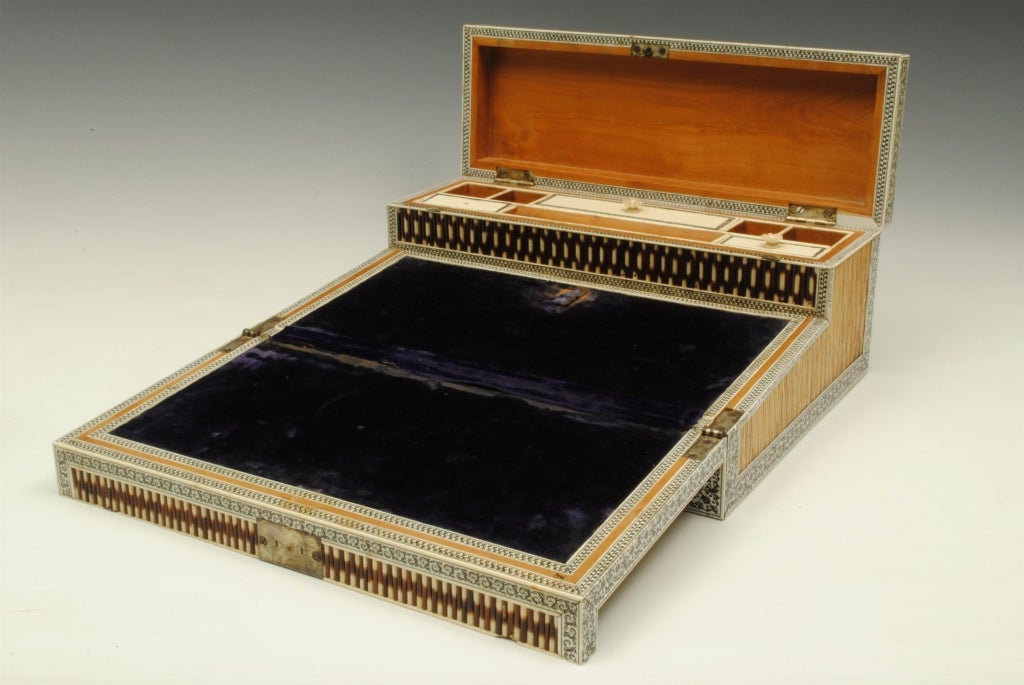 Anglo indian writing box In Good Condition In Lincolnshire, GB