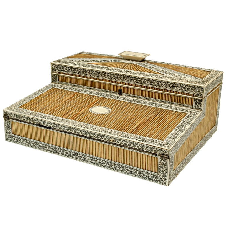 Anglo indian writing box
