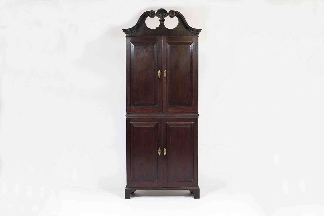 A fine Irish Walnut Cabinet.