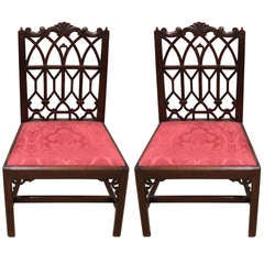 A Very Good Pair Of 18th Century Chairs.