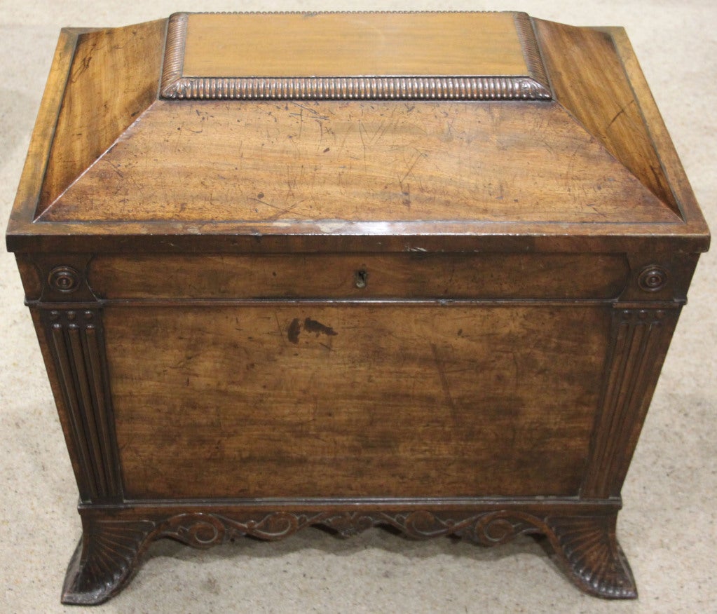 A Regency Mahogany Cellarette