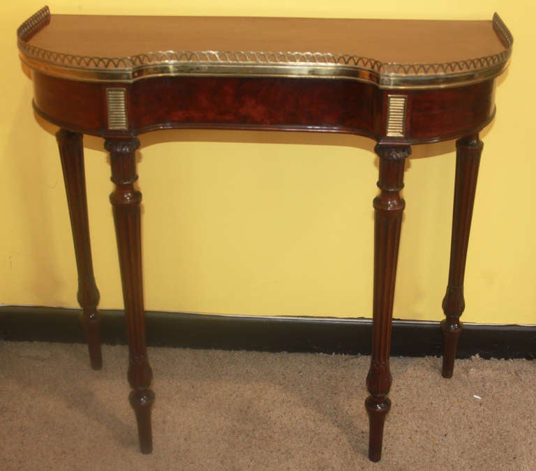 A Regency Mahogany Side Table