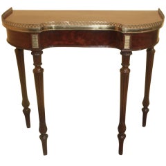 A Regency Mahogany Side Table