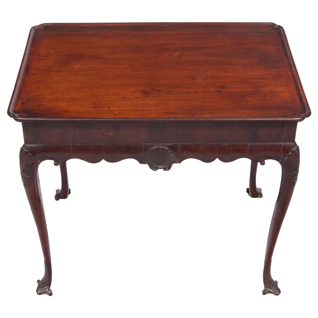 18th Century Irish Mahogany Silver Table For Sale