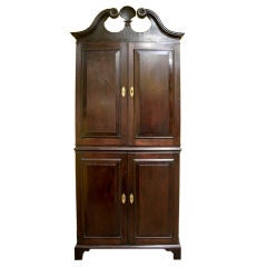 A fine Irish Walnut Cabinet.