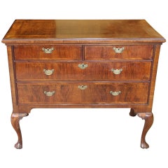 An 18th Century Walnut Chest on Cabriole Legs