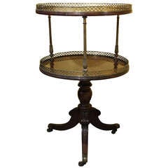 Antique A Regency Mahogany Dumbwaiter