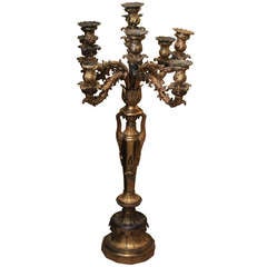 A Late Regency  Centre Table Candleabra