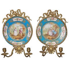 A Pair of 19th Century Sevres Plaques