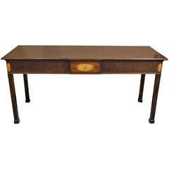 Irish 18th Century Sheraton Side Table circa 1790