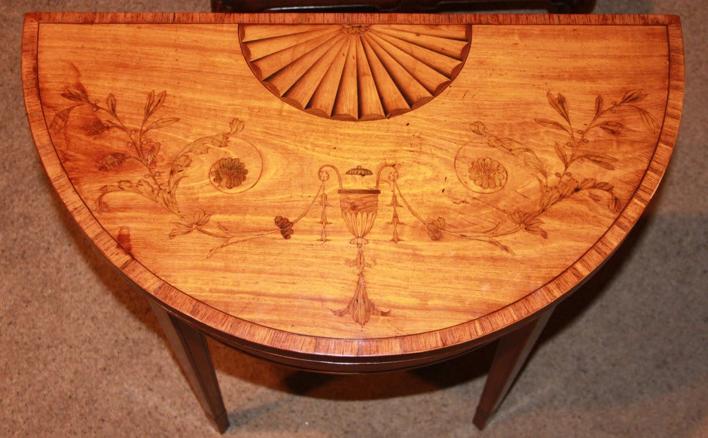 A Fine Pair of Card Tables.