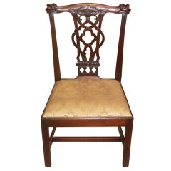 An 18th Century Chippendale Chair.