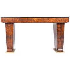 Art Deco Walnut Desk