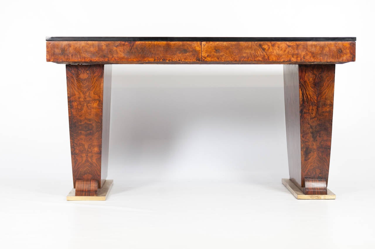 Art Deco Walnut Desk