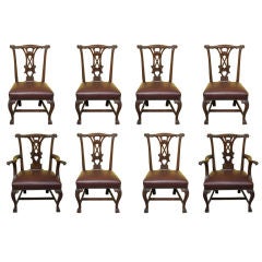 A set of 8 late 19th Century  Dining Chairs.