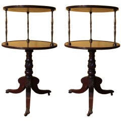 Antique A pair of Irish Regency Dumbwaiters