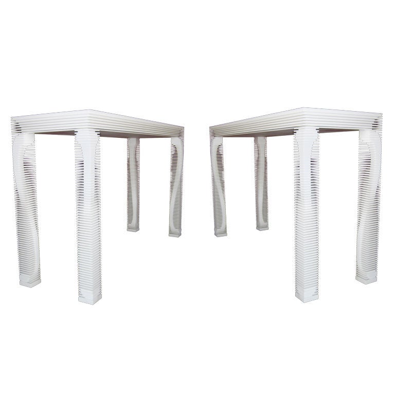 Pair of Anne Console Tables by Gareth Neal For Sale
