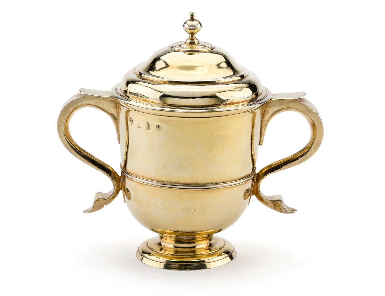 American Colonial Documented George I Silver Gilt Cup