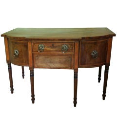 A small Sheraton period mahogany sideboard Antique A small Sheraton period mahogany sideboard