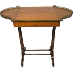 Antique Regency Games Table