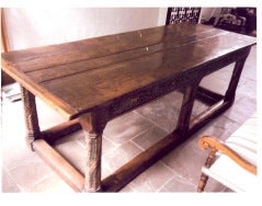 Early 18th Century French Or Italian Refectory Table.