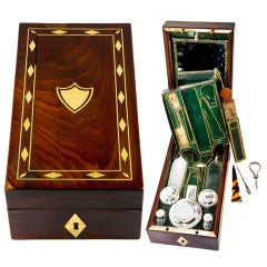 Used 1700s French Officer's Chest or Necessaire, Napoleonic